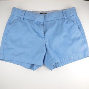 J. Crew Broken In Chino Shorts Light Blue Size 2